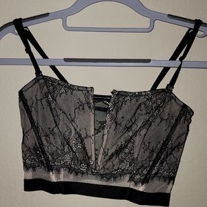 Corset style bra